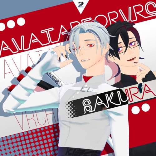 VRChatアバター用3Dモデル「サクラ」