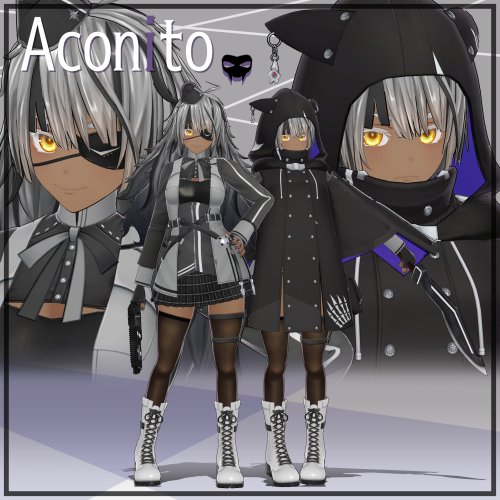 VRC向けオリジナル3Dモデル　アコニト