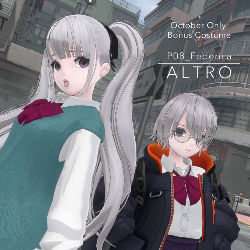 VRCアバター「 P08_Federica ver.ALTRO」