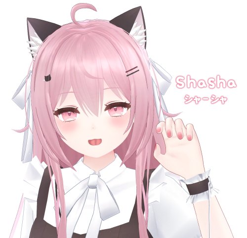 オリジナル3Dモデル「シャーシャ(Shasha)」ver1.01
