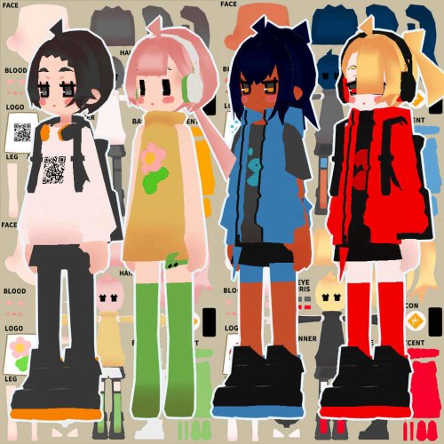 『良き』 VRChat向けアバター【ローポリ】