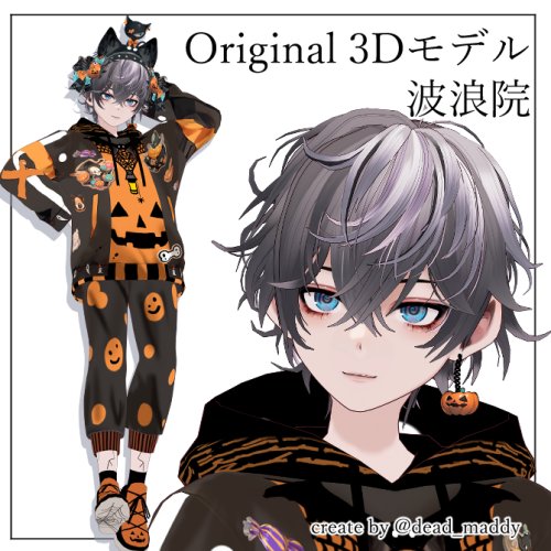 ３Dモデル　波浪院君