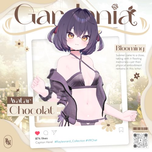 Chocolat Gardenia -  シフォン・【ガーデニア】